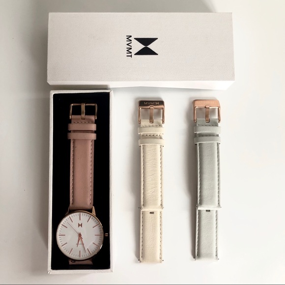 MVMT Boulevard Rodeo Watch + 2 Leather Straps - Picture 1 of 8